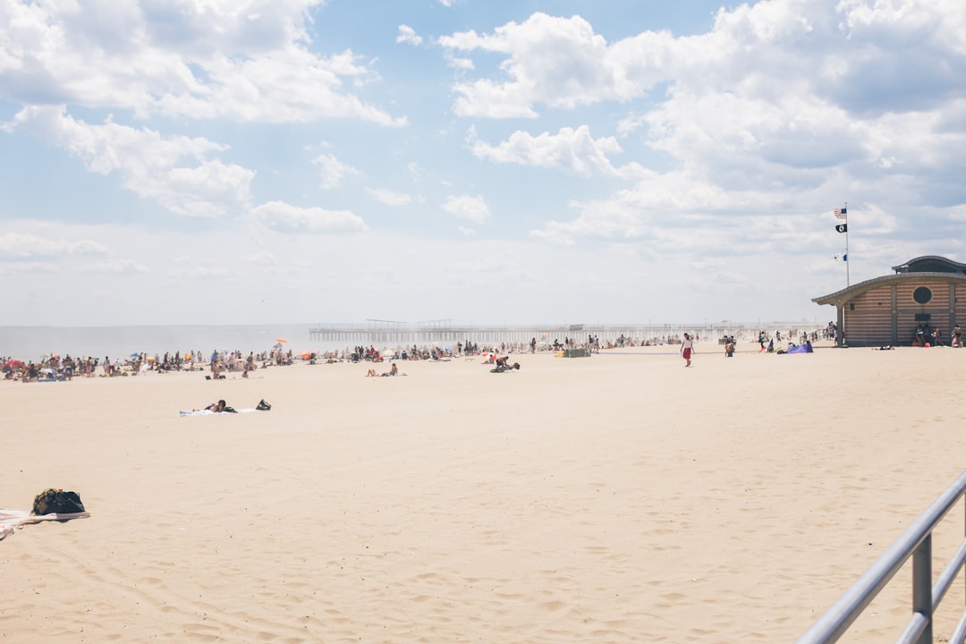people on shore