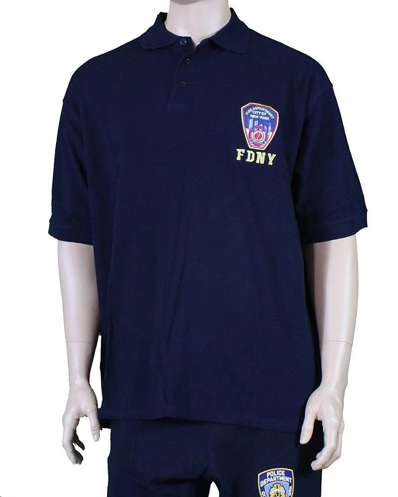 Official FDNY navy polo shirt - NYC Factory