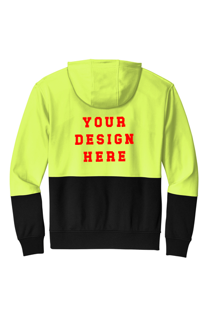 Custom Worksite Basic CornerStone® Enhanced Visibility Fleece Pullover Hoodie