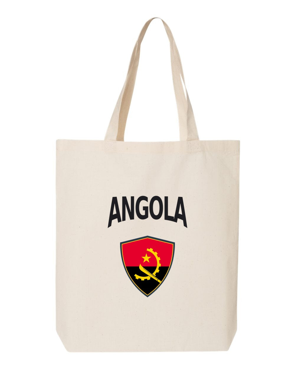 Angola Soccer Tote Bag — Arched National Crest | NYC Factory