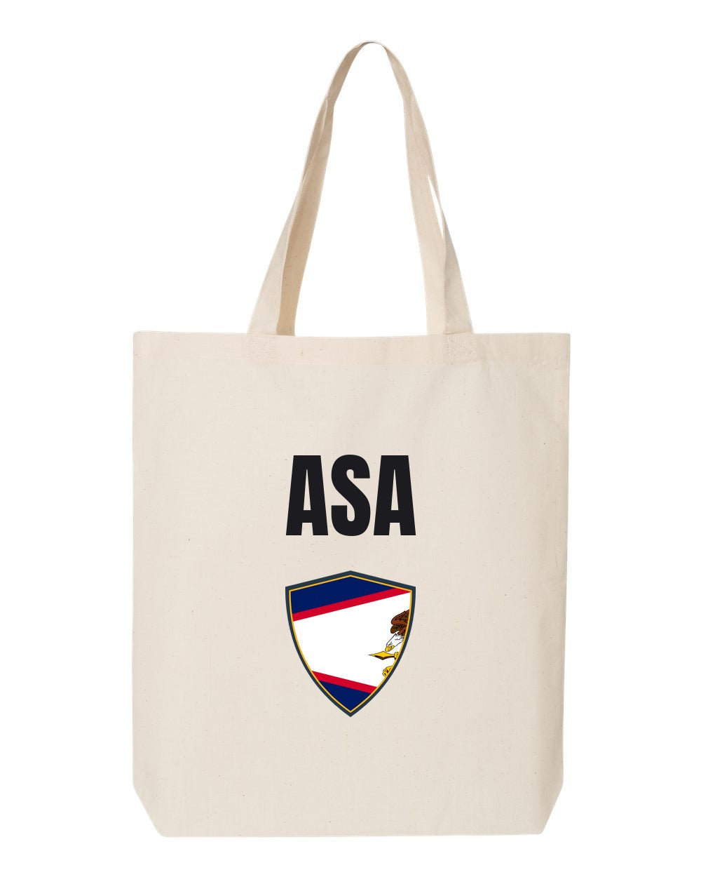 American Samoa Soccer Tote Bag — National Crest Badge | NYC Factory