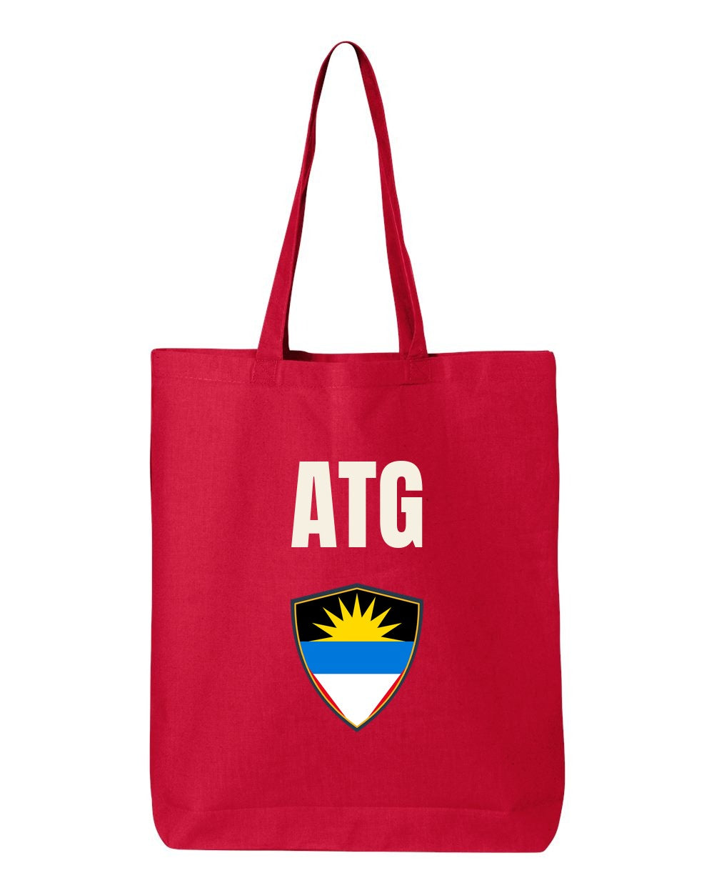 Antigua And Barbuda Soccer Tote Bag — National Crest Badge | NYC Factory