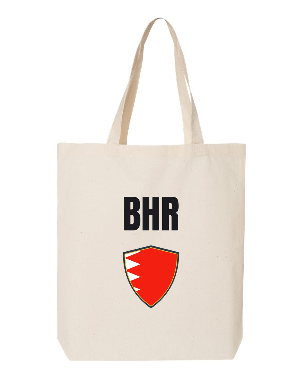 Bahrain Soccer Tote Bag — National Crest Badge | NYC Factory
