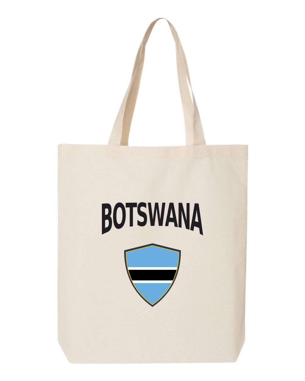 Botswana Soccer Tote Bag — Arched National Crest | NYC Factory