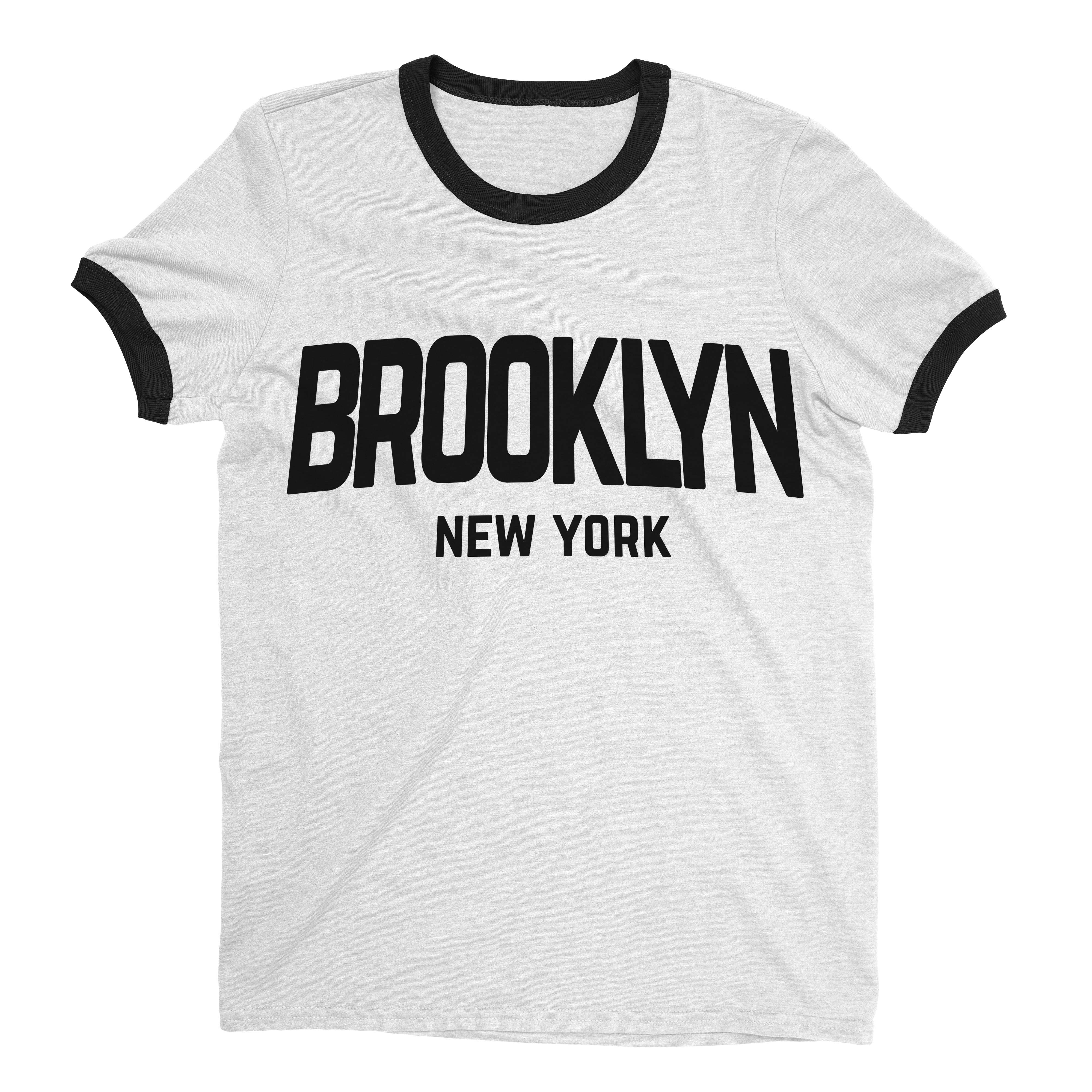 Brooklyn New York Retro Design Mens Ringer T-Shirt Tee