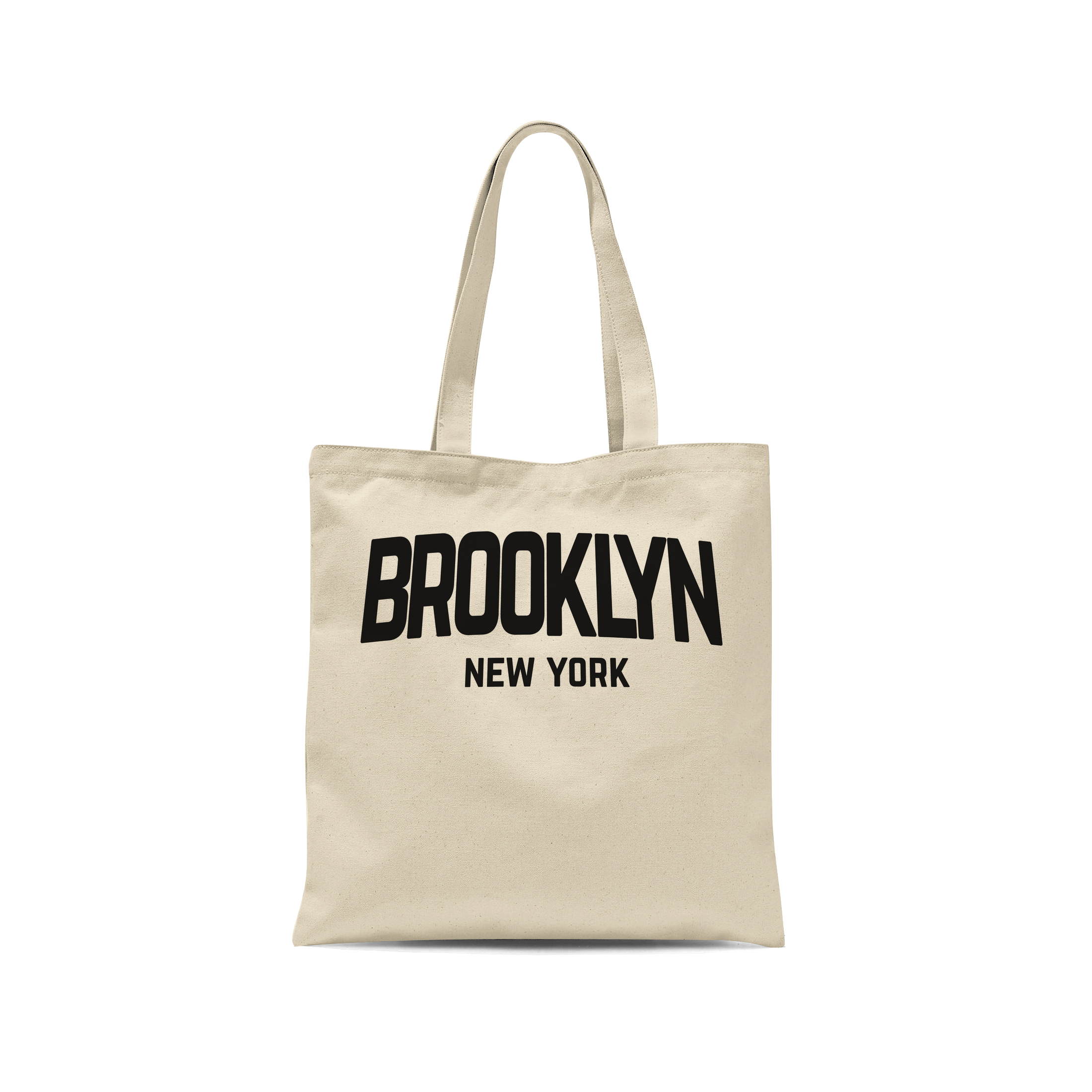 Brooklyn New York Retro Design Cotton Canvas Tote Bags