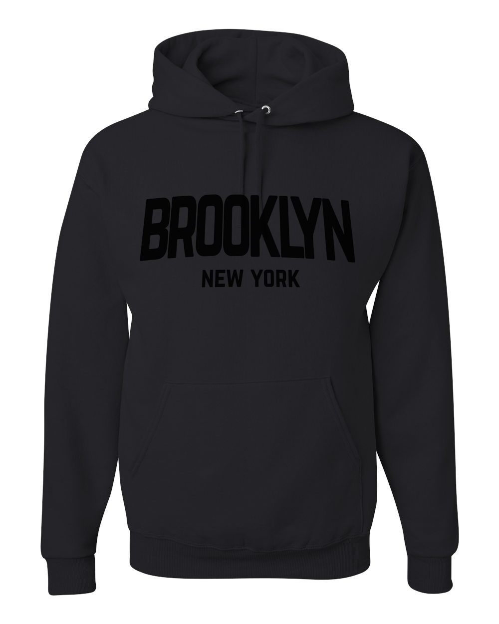 Brooklyn New York Retro Design Custom Hoodie Black