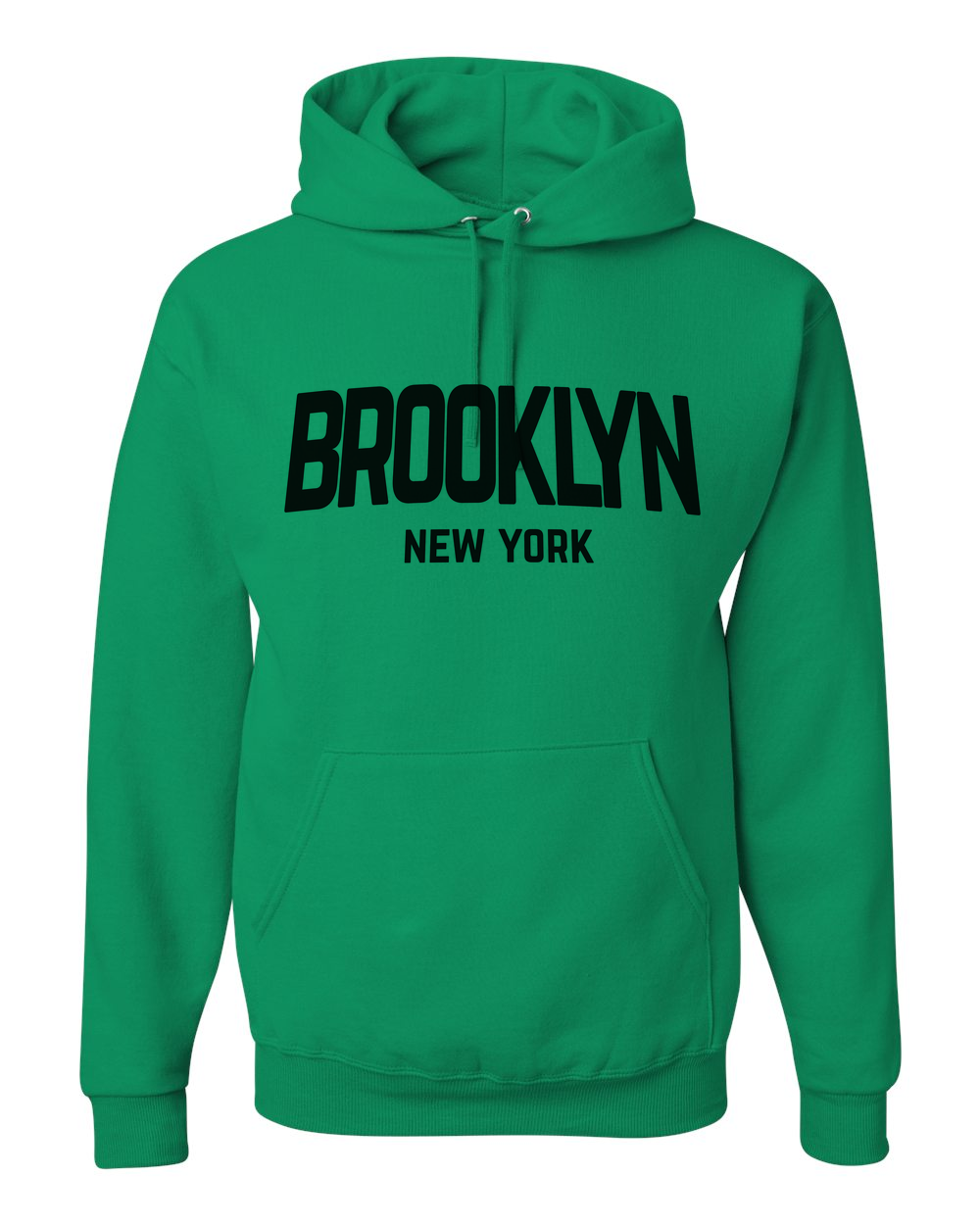 Brooklyn New York Retro Design Custom Hoodie Green