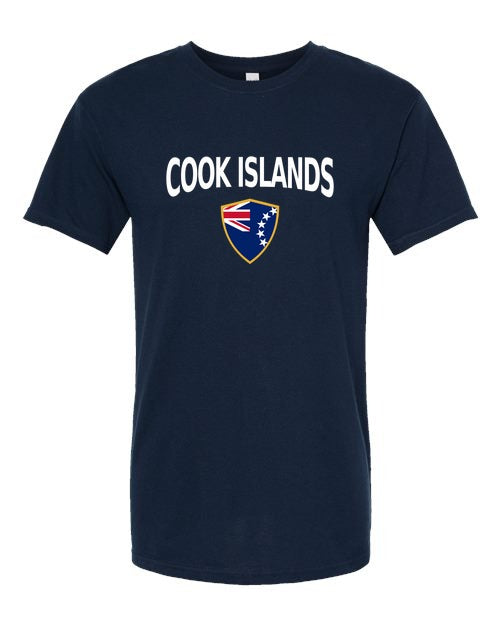 Cook Islands Arched Crest Soccer Tee — NYC Factory