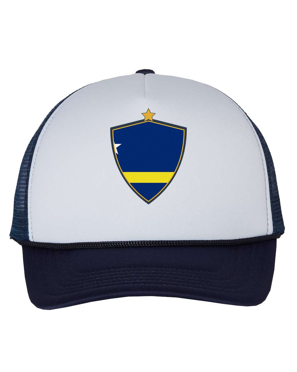 White / Navy