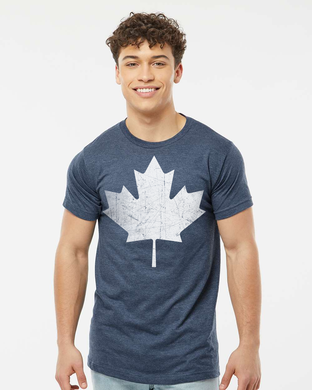 Canada Maple Leaf Flag retro design Custom T-Shirt