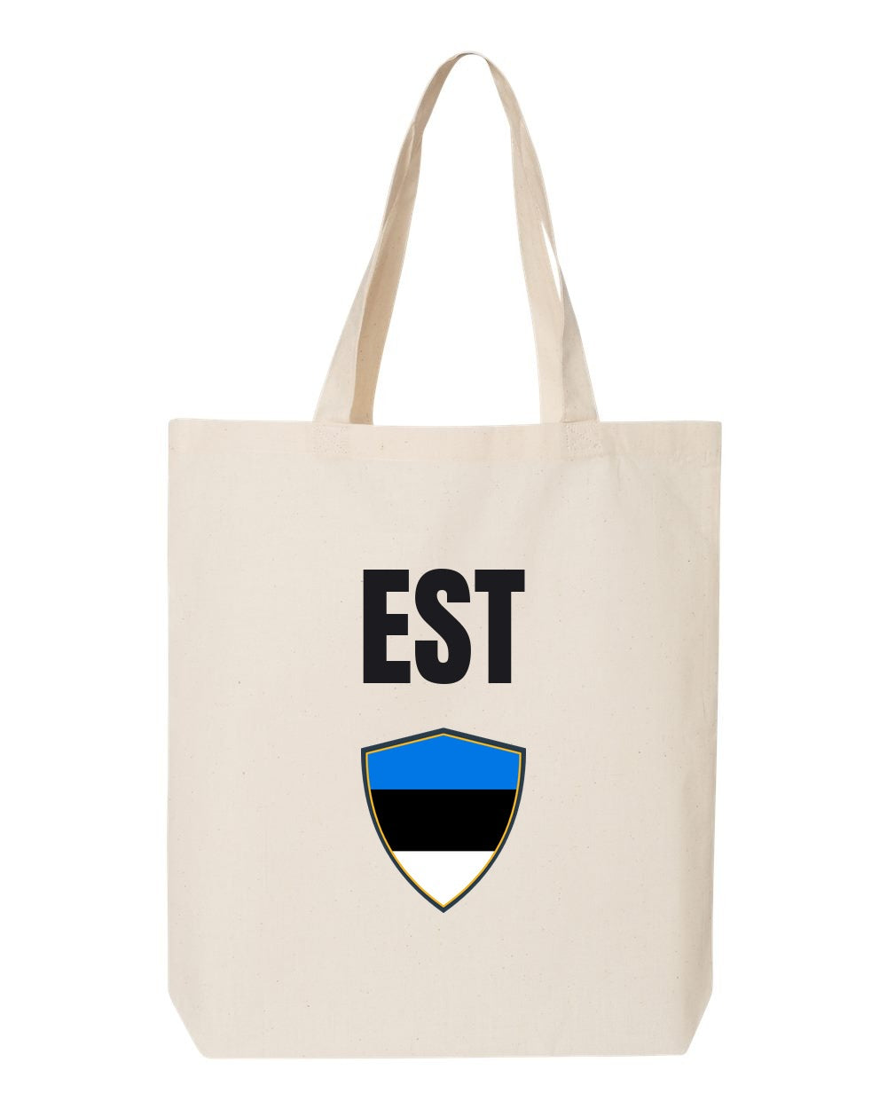 Estonia Soccer Tote Bag — National Crest Badge | NYC Factory