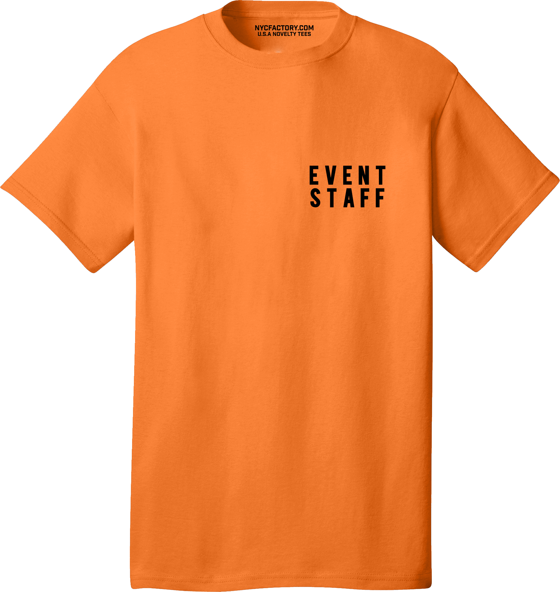 Professional Men’s Staff Tee | Double-Sided High-Visibility Print