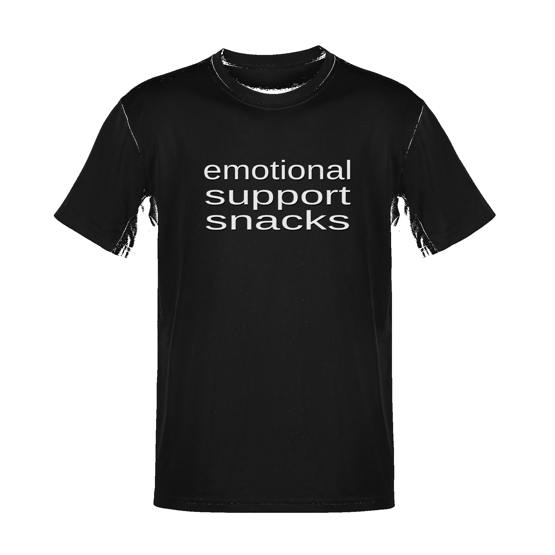 Unisex Emotional Support Snacks Soft Cotton Tee