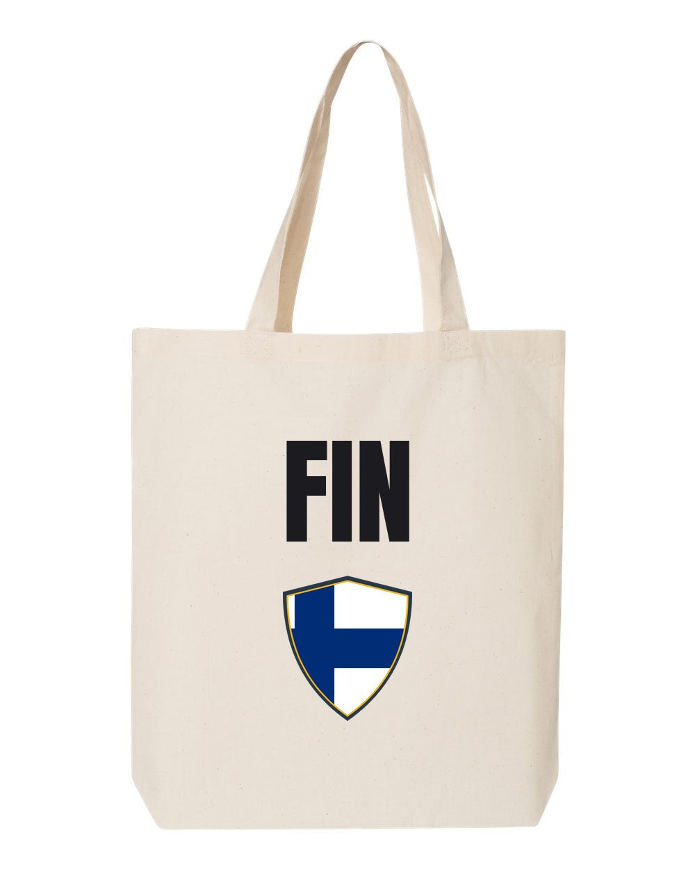 Finland Soccer Tote Bag — National Crest Badge | NYC Factory