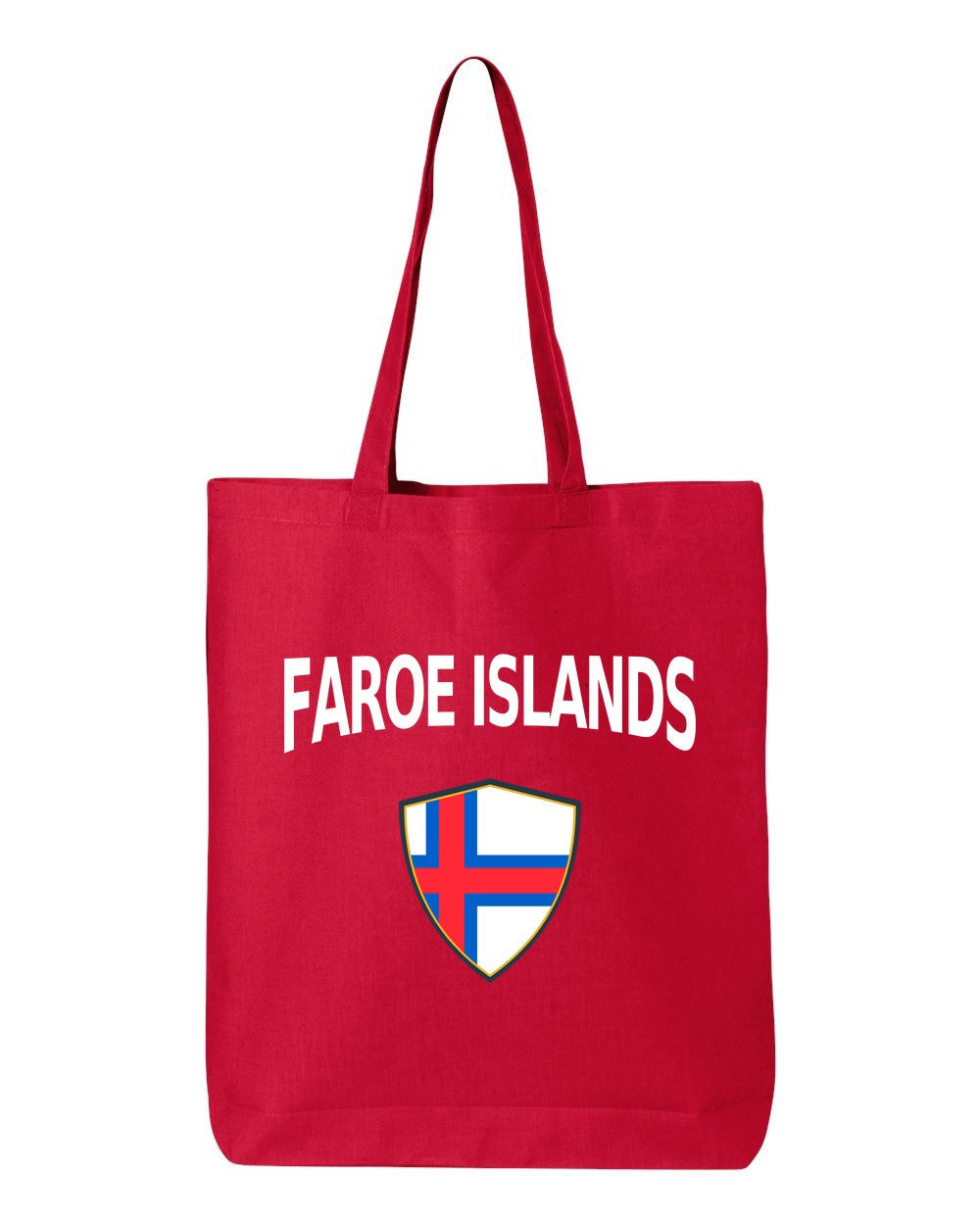 Faroe Islands Soccer Tote Bag — Arched National Crest | NYC Factory