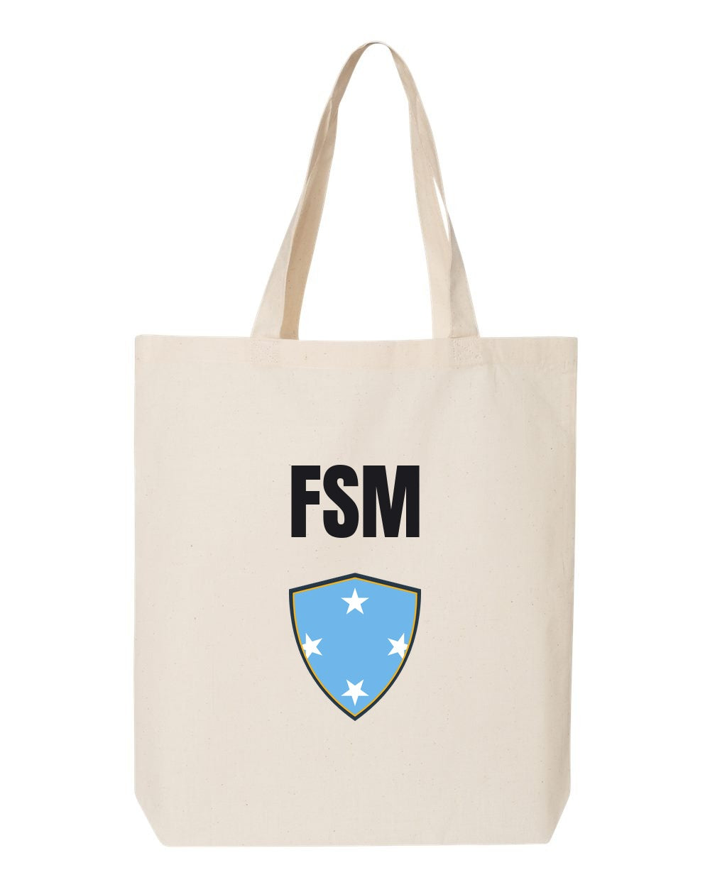 Micronesia Soccer Tote Bag — National Crest Badge | NYC Factory