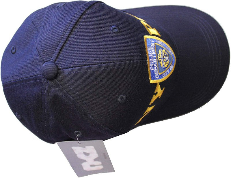 Future Officer Style: Kids' NYPD Cap with Cool Embroidered Logo (Navy)