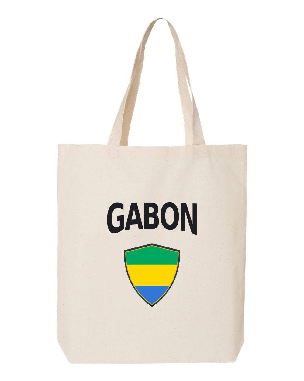 Gabon Soccer Tote Bag — Arched National Crest | NYC Factory