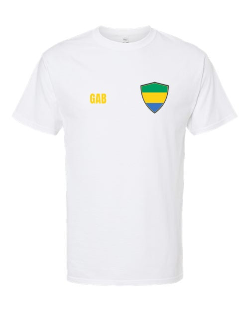 Gabon Soccer Tee — Retro National Crest | NYC Factory