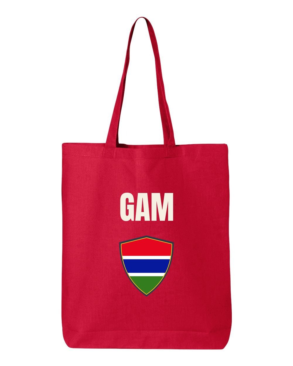 The Gambia Soccer Tote Bag — National Crest Badge | NYC Factory