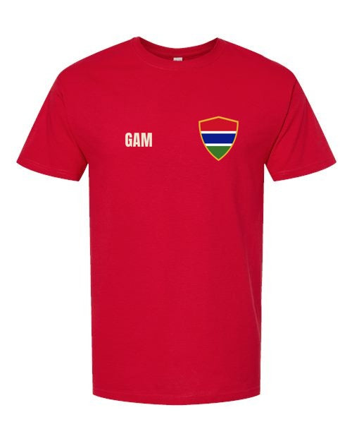 The Gambia Soccer Tee — Retro National Crest | NYC Factory