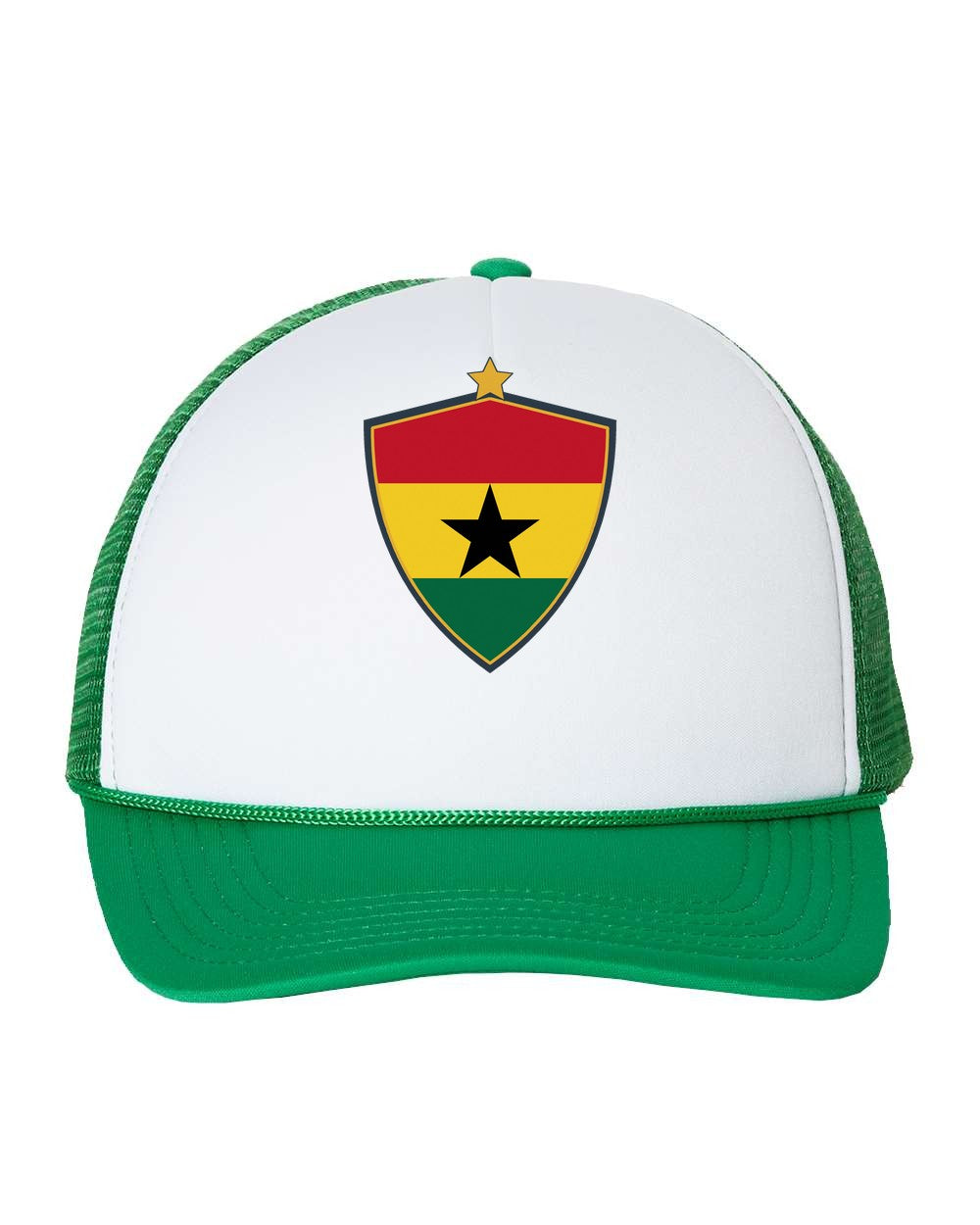 White / Kelly Green