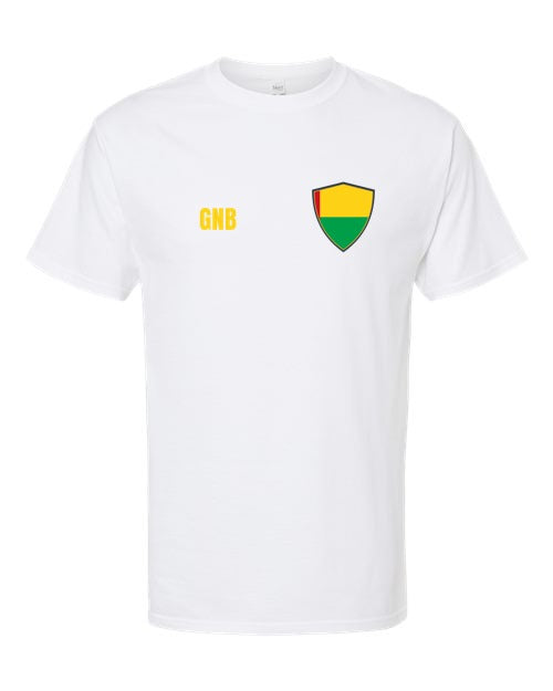 Guinea-Bissau Soccer Tee — Retro National Crest | NYC Factory