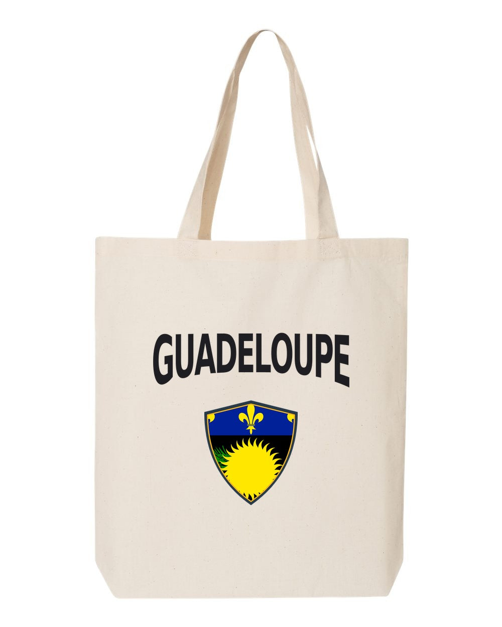 Guadeloupe Soccer Tote Bag — Arched National Crest | NYC Factory