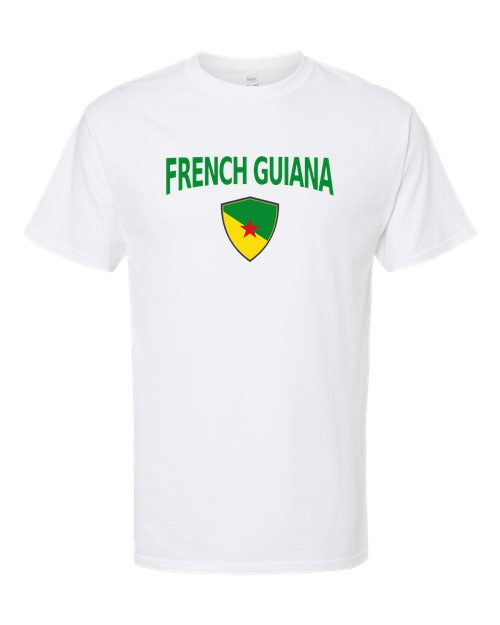 French Guiana Arched Crest Soccer Tee — NYC Factory