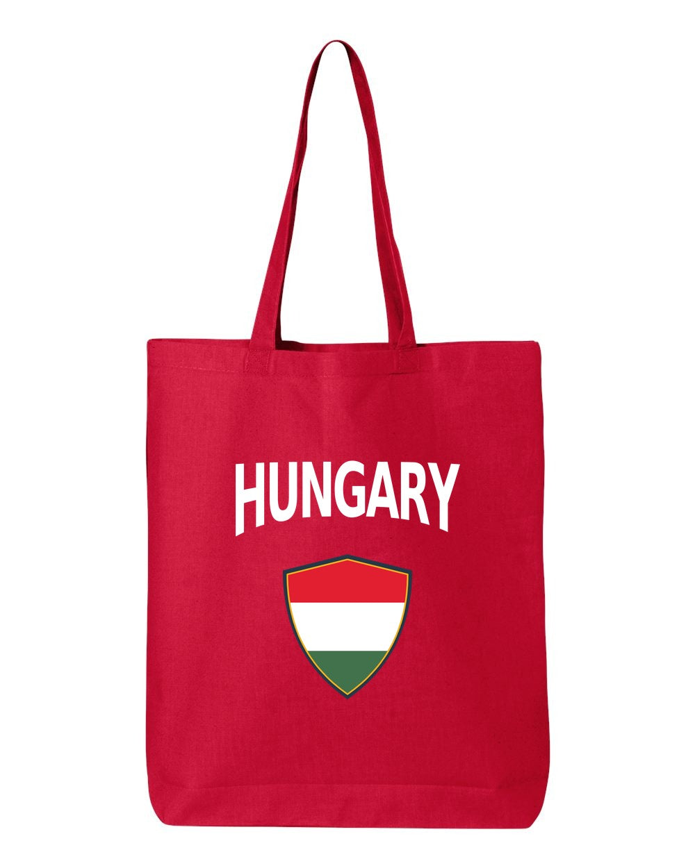 Hungary Soccer Tote Bag — Arched National Crest | NYC Factory