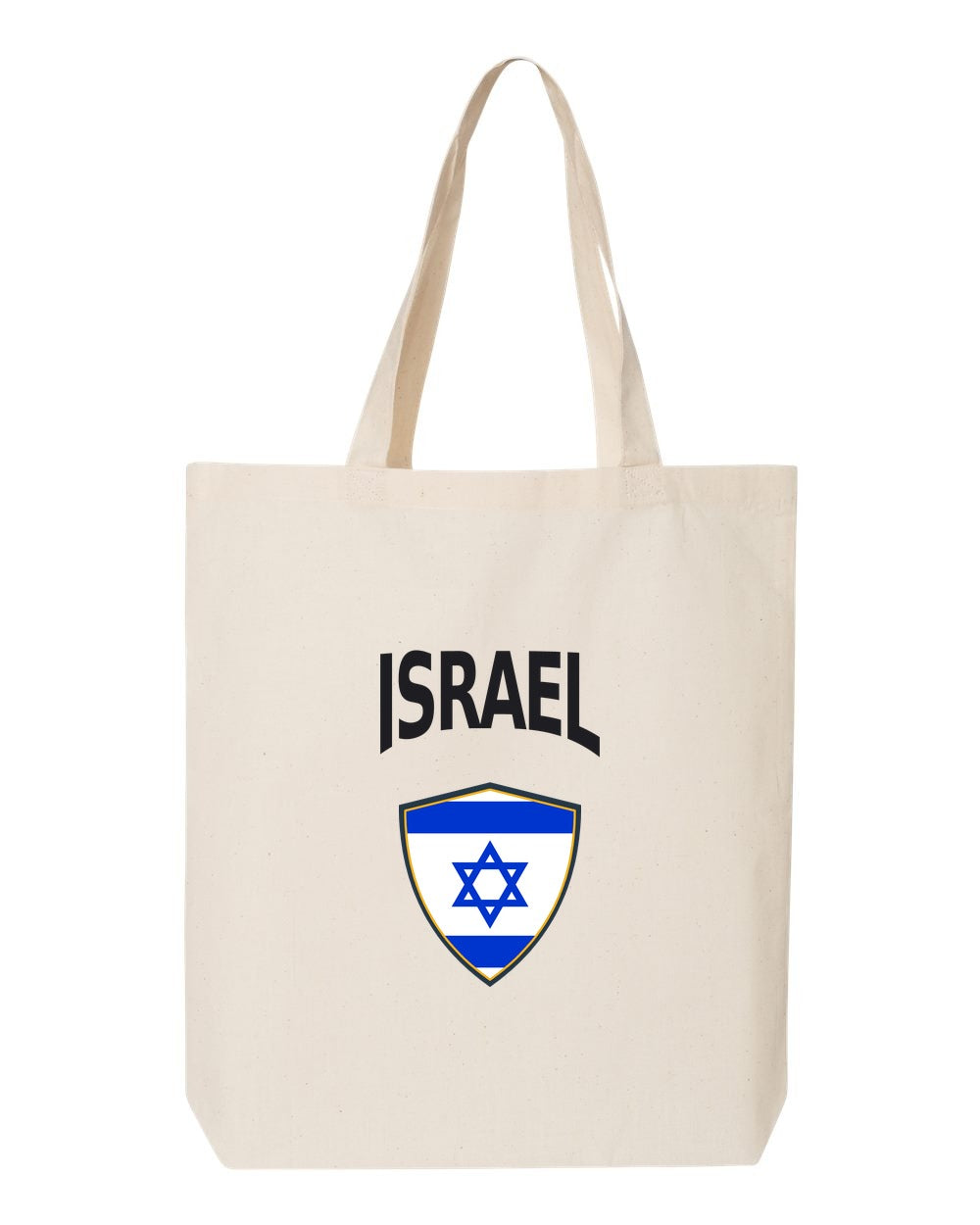 Israel Soccer Tote Bag — Arched National Crest | NYC Factory