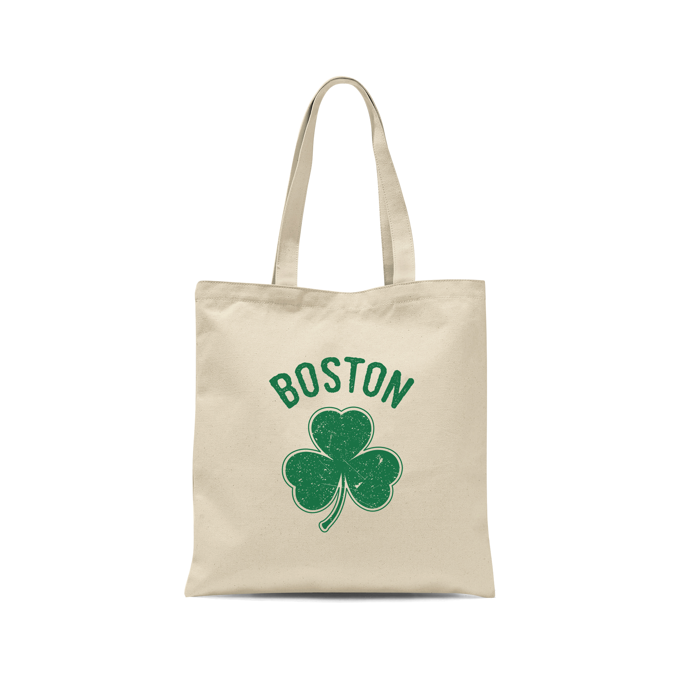 Irish Boston Shamrock Design Custom Tote Bags Add Your Design or Artwork