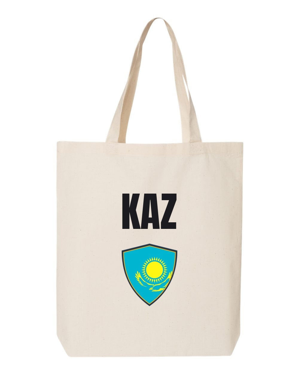 Kazakhstan Soccer Tote Bag — National Crest Badge | NYC Factory