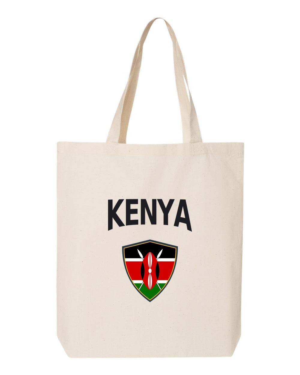 Kenya Soccer Tote Bag — Arched National Crest | NYC Factory