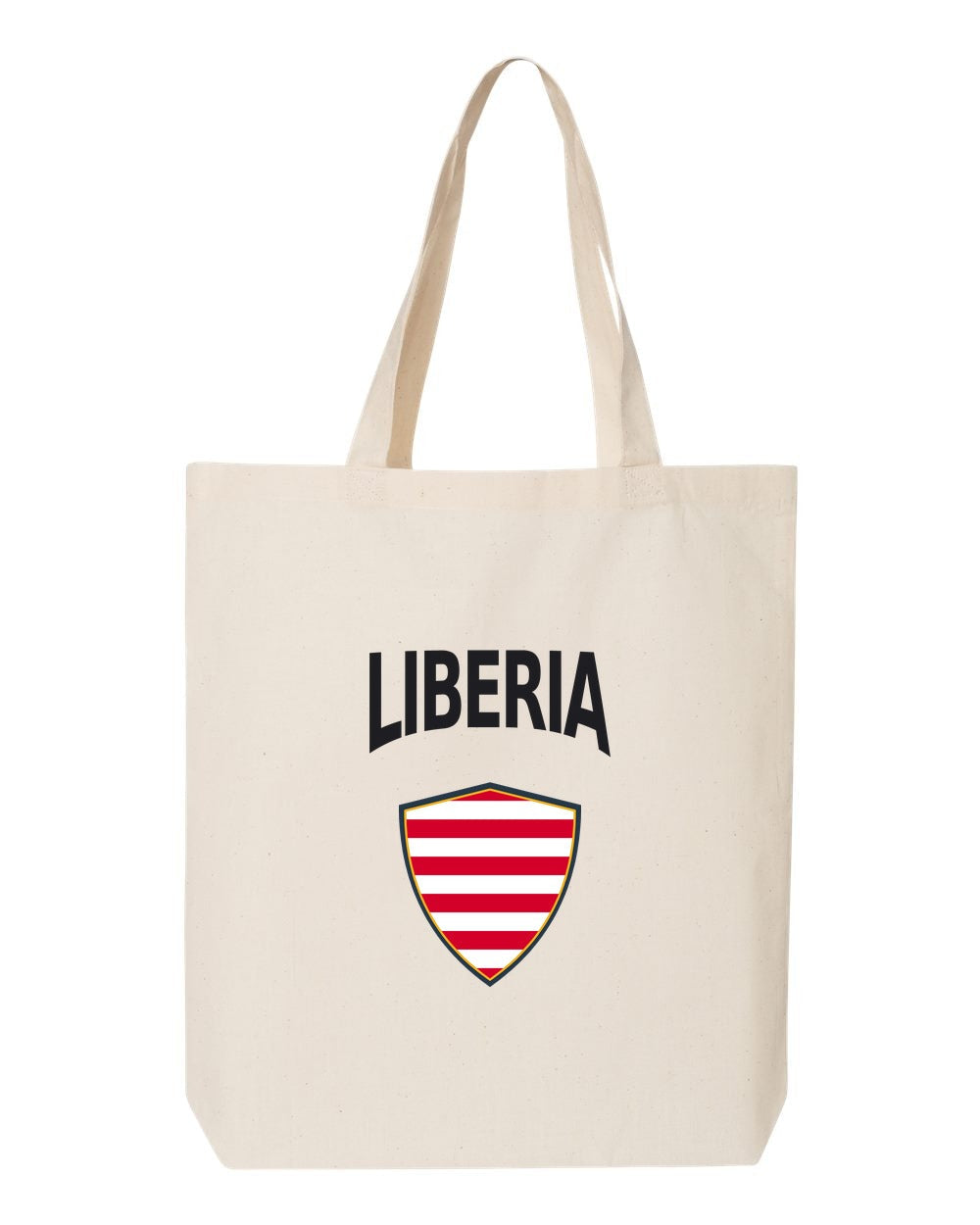 Liberia Soccer Tote Bag — Arched National Crest | NYC Factory