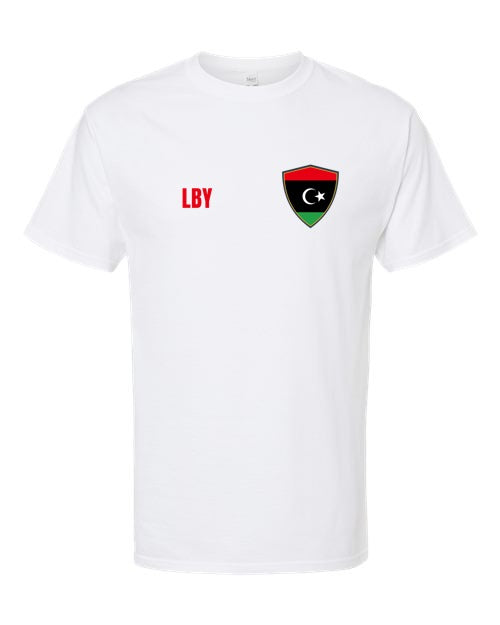 Libya Soccer Tee — Retro National Crest | NYC Factory