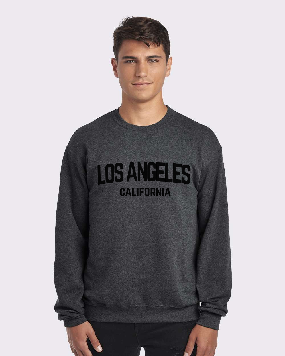 Men's Los Angeles California Retro Design Crewneck Sweatshirt