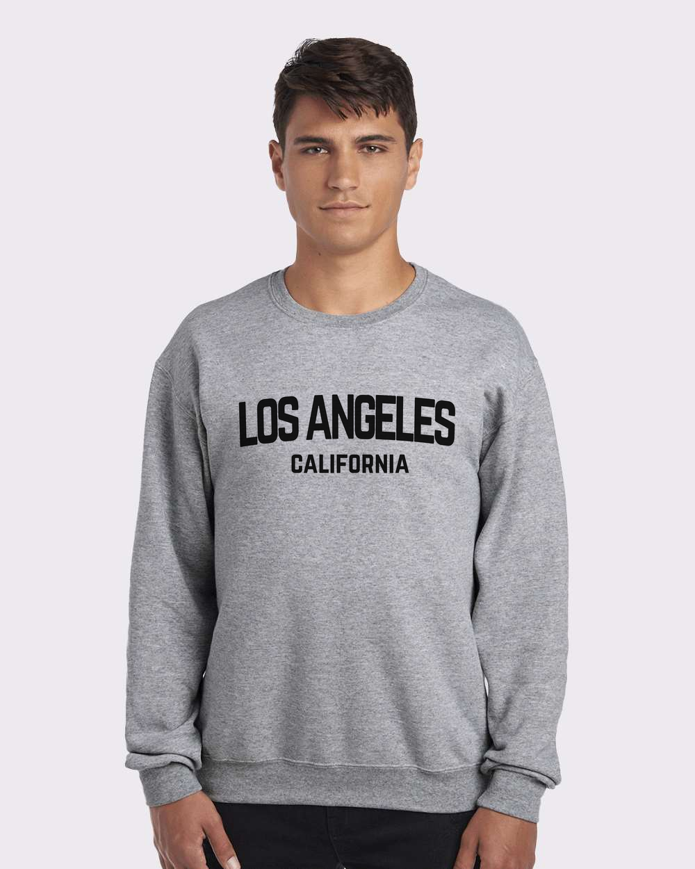 Men's Los Angeles California Retro Design Crewneck Sweatshirt