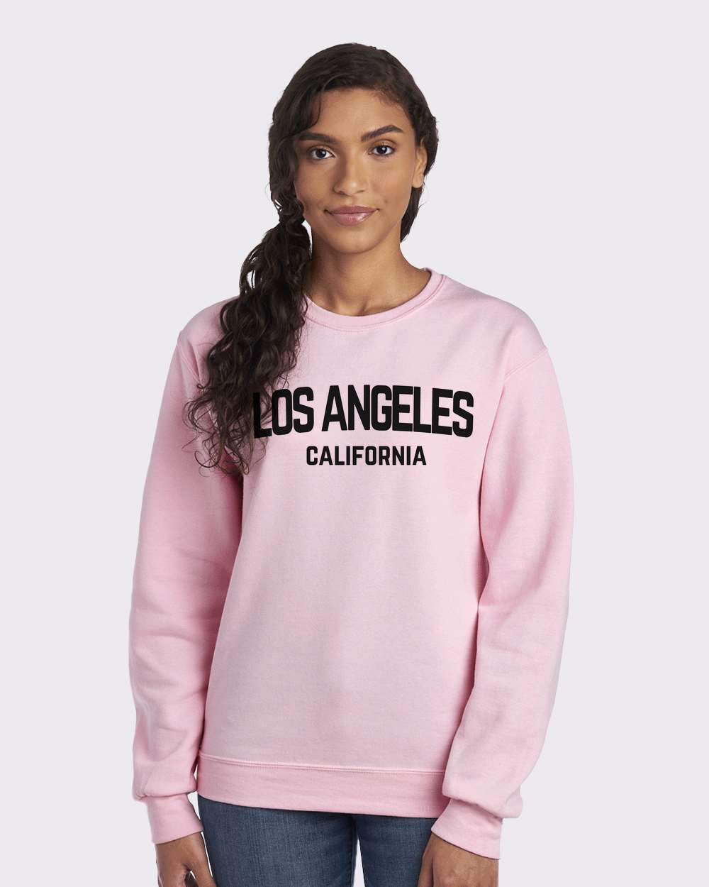 Men's Los Angeles California Retro Design Crewneck Sweatshirt