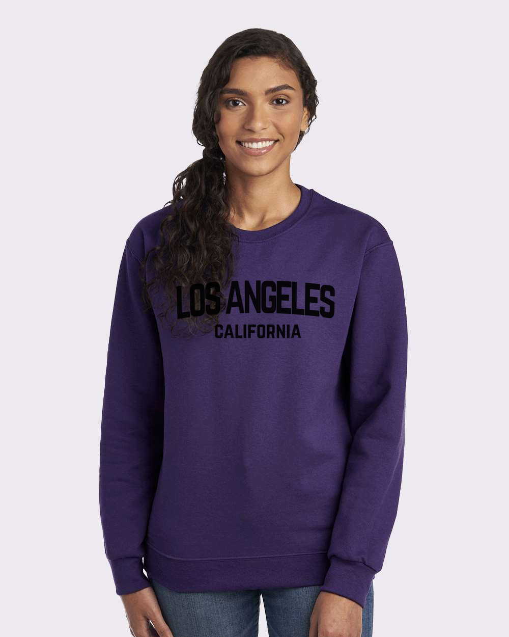 Men's Los Angeles California Retro Design Crewneck Sweatshirt