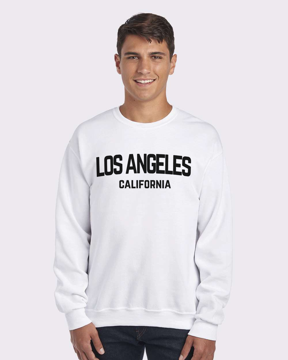 Men's Los Angeles California Retro Design Crewneck Sweatshirt