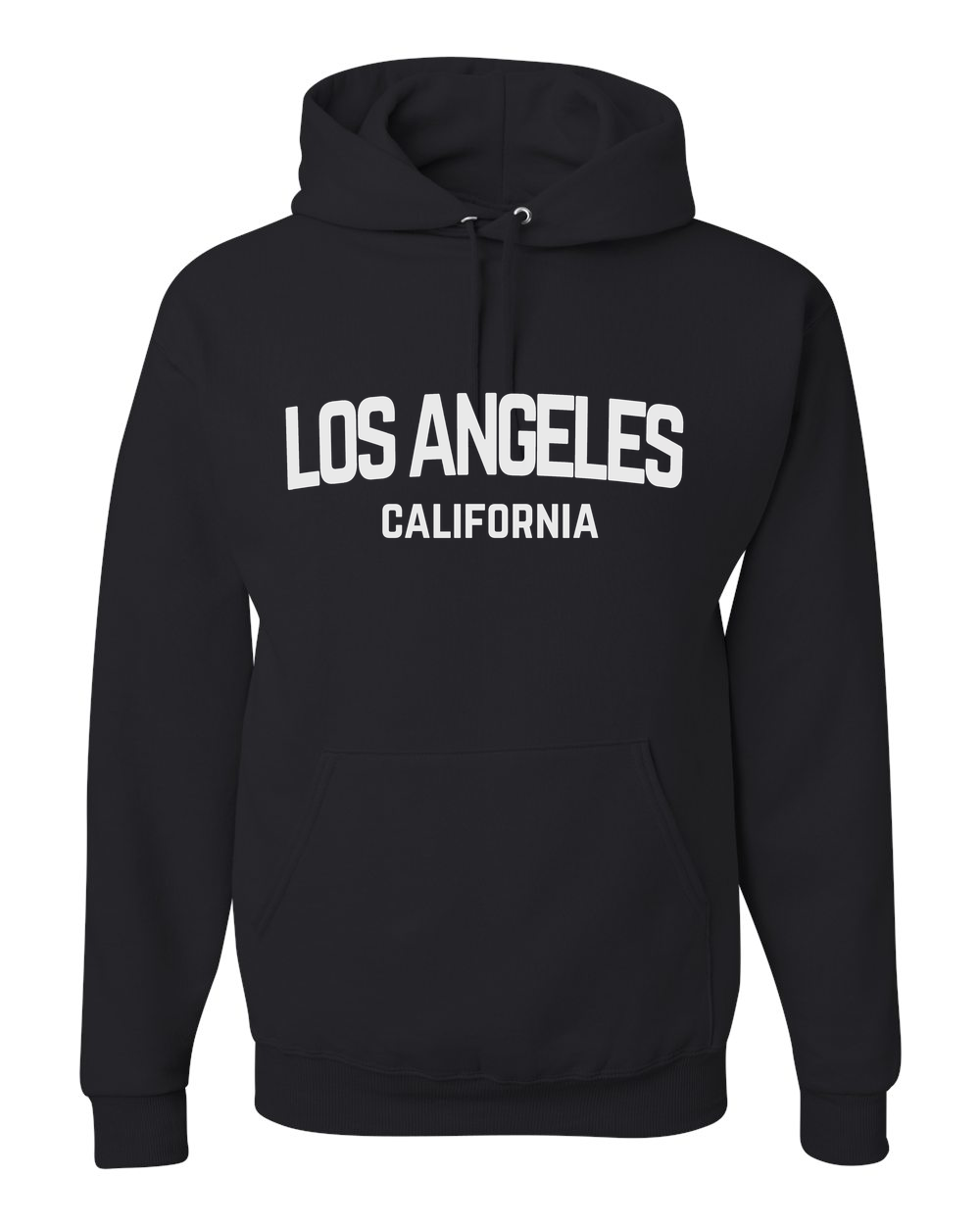 Los Angeles California White Retro Design Custom Hoodie