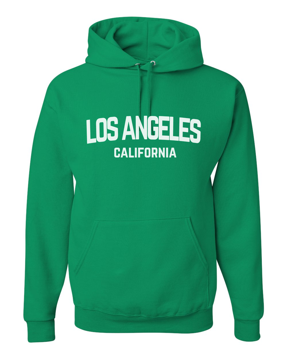 Los Angeles California White Retro Design Custom Hoodie
