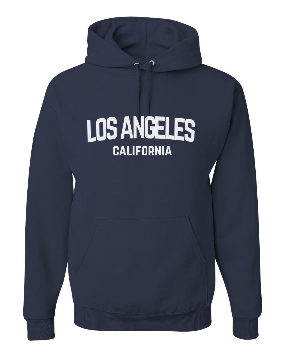 Los Angeles California White Retro Design Custom Hoodie