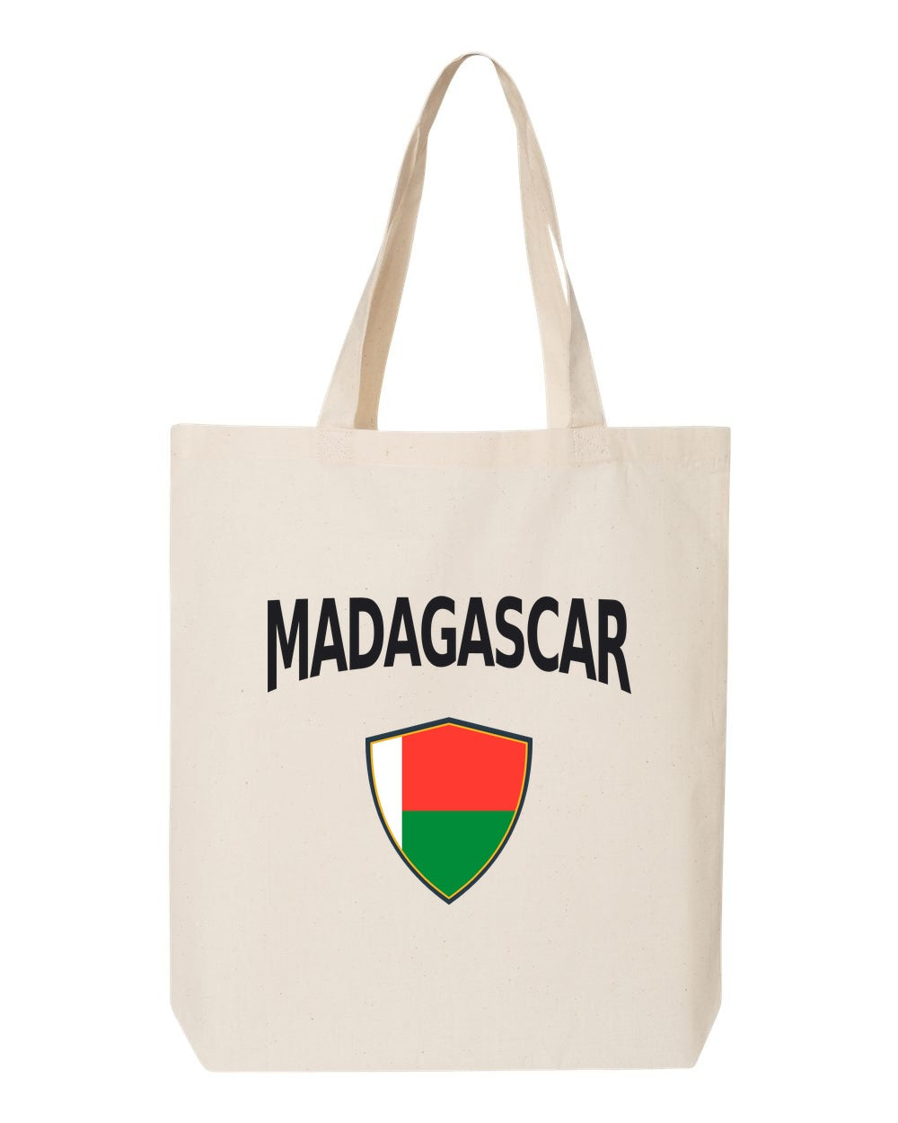 Madagascar Soccer Tote Bag — Arched National Crest | NYC Factory