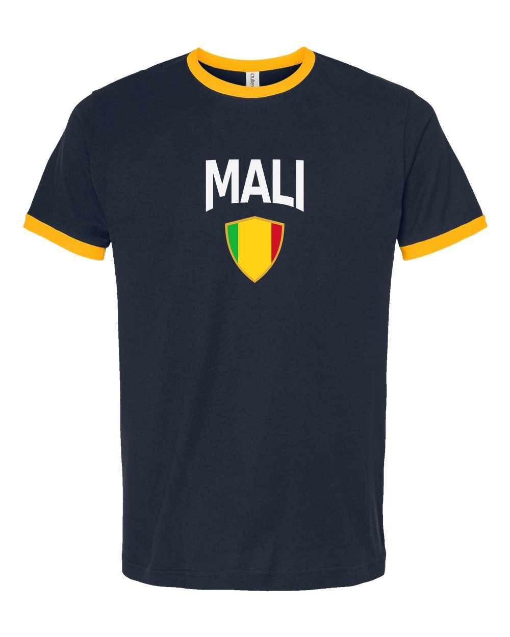Mali Arched Crest Soccer Ringer Tee — NYC Factory
