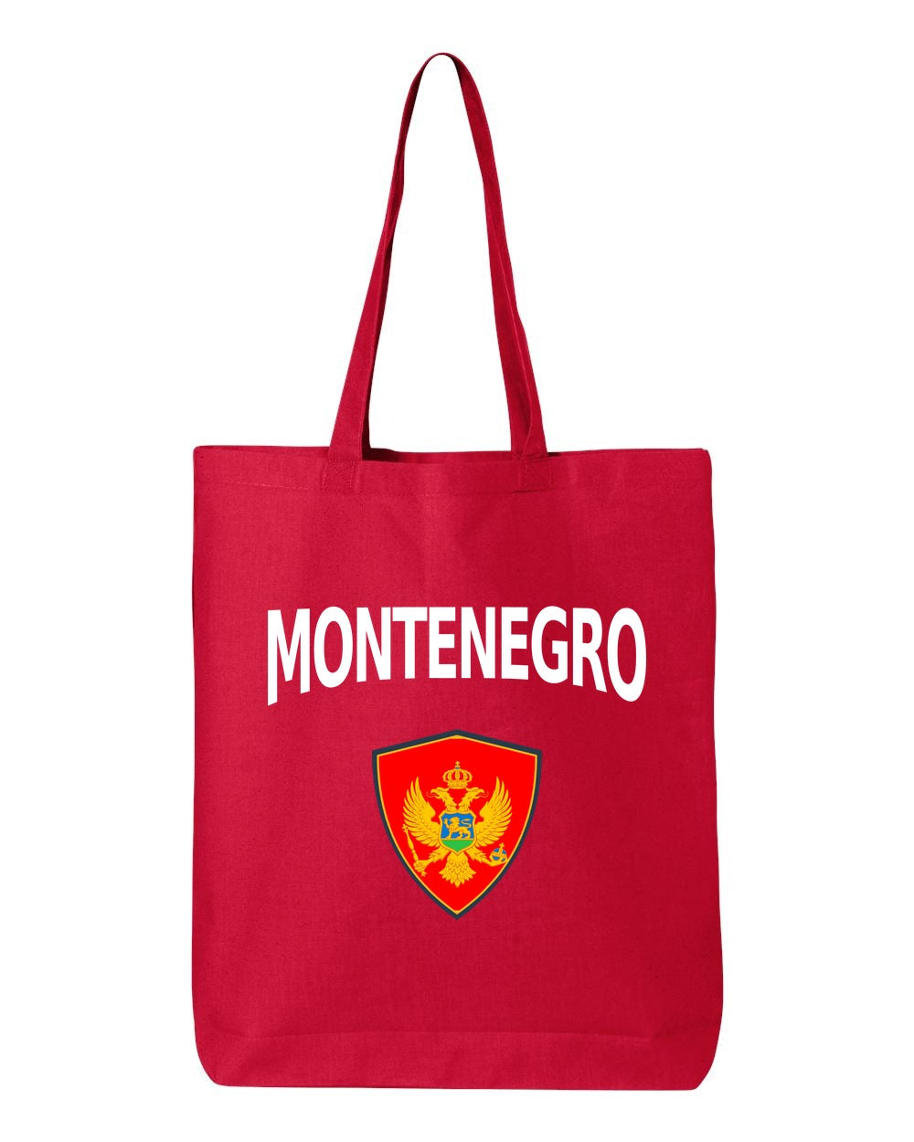 Montenegro Soccer Tote Bag — Arched National Crest | NYC Factory