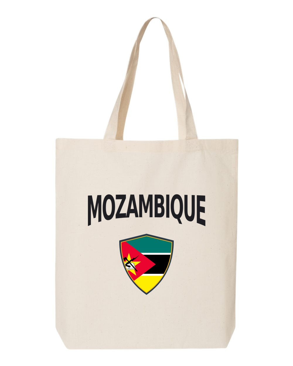 Mozambique Soccer Tote Bag — Arched National Crest | NYC Factory