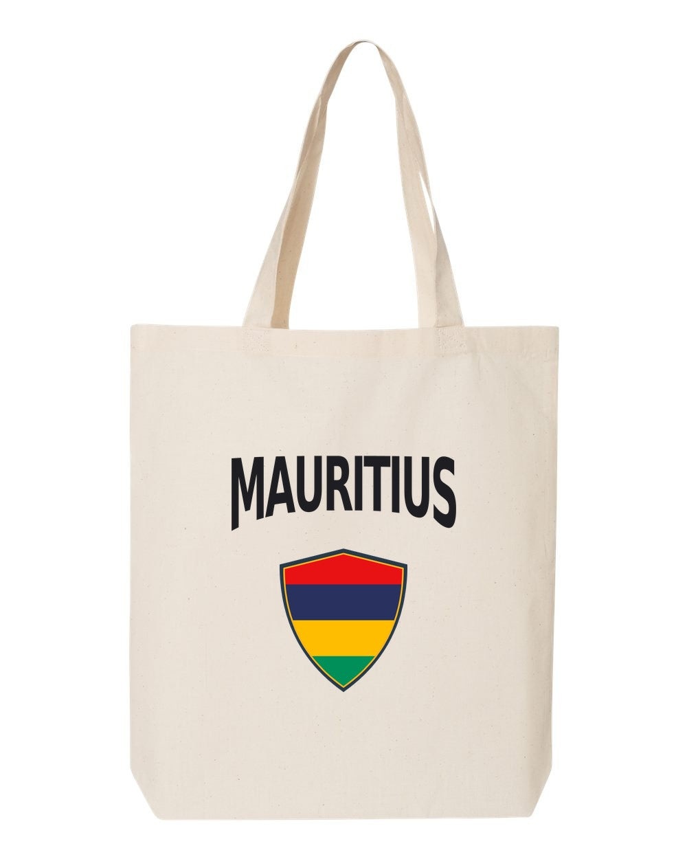 Mauritius Soccer Tote Bag — Arched National Crest | NYC Factory